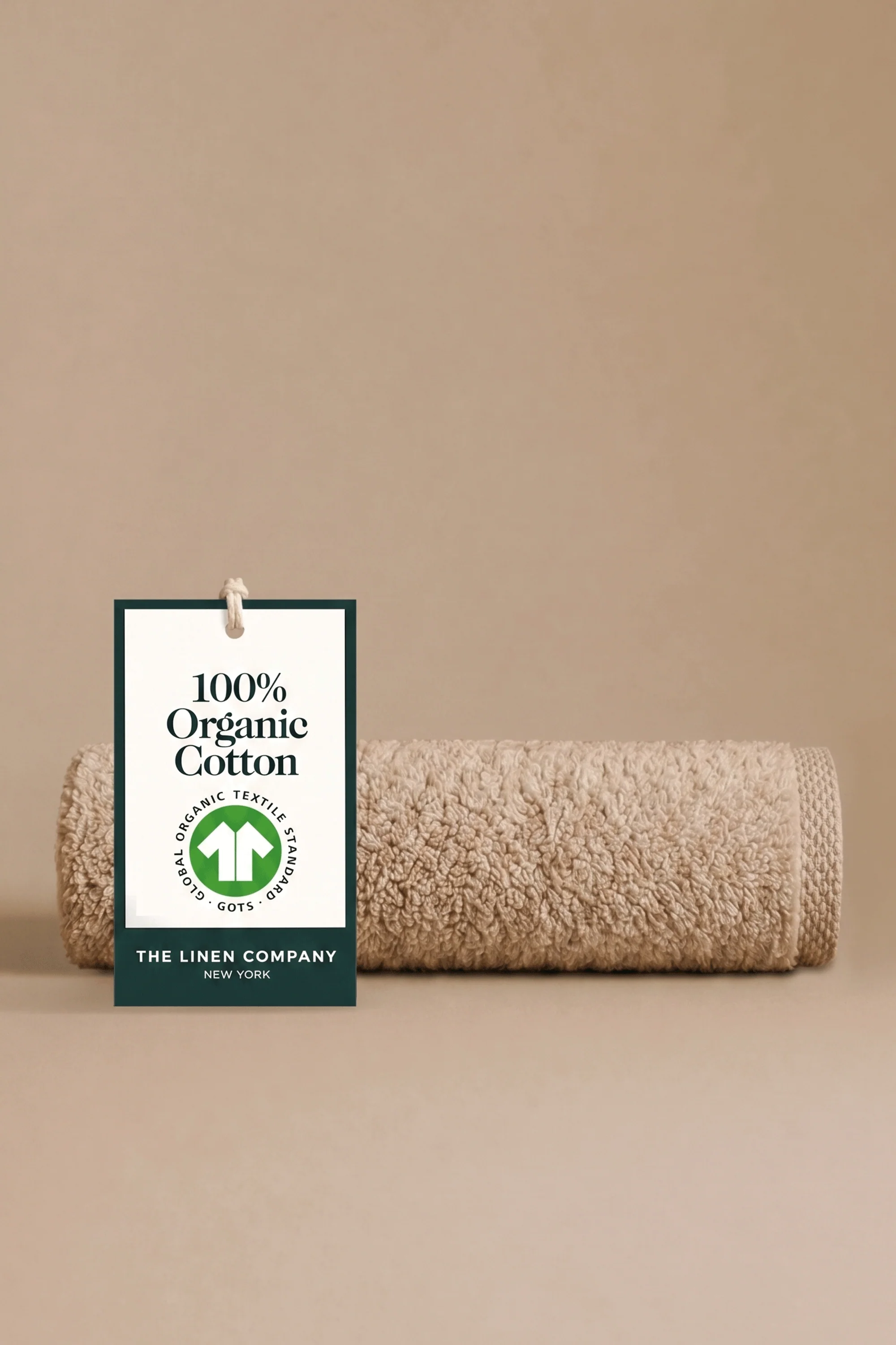 Taupe Organic Towels (Set of 4) - Image 3