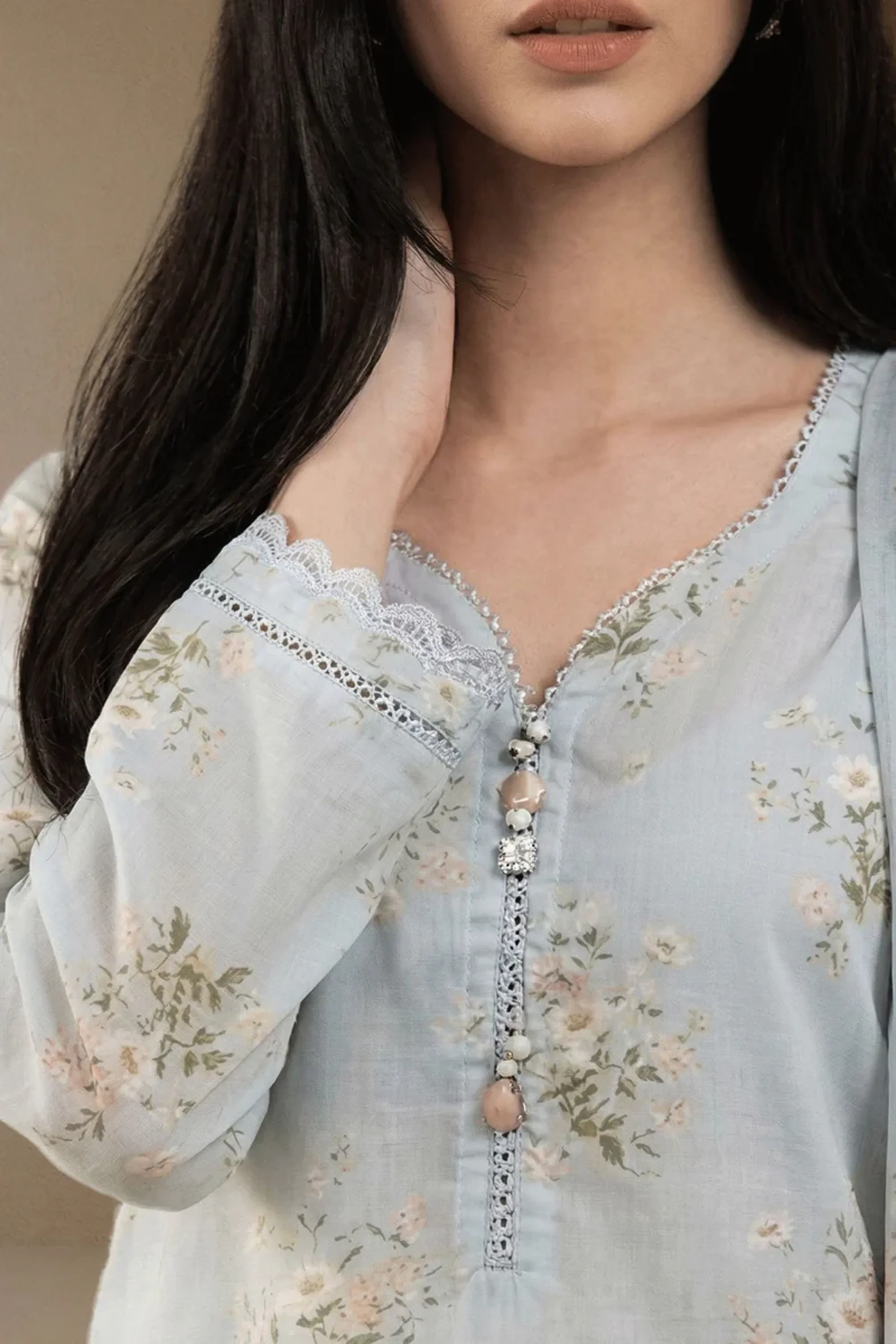 Zephyr - Printed Lawn Suit - Image 4